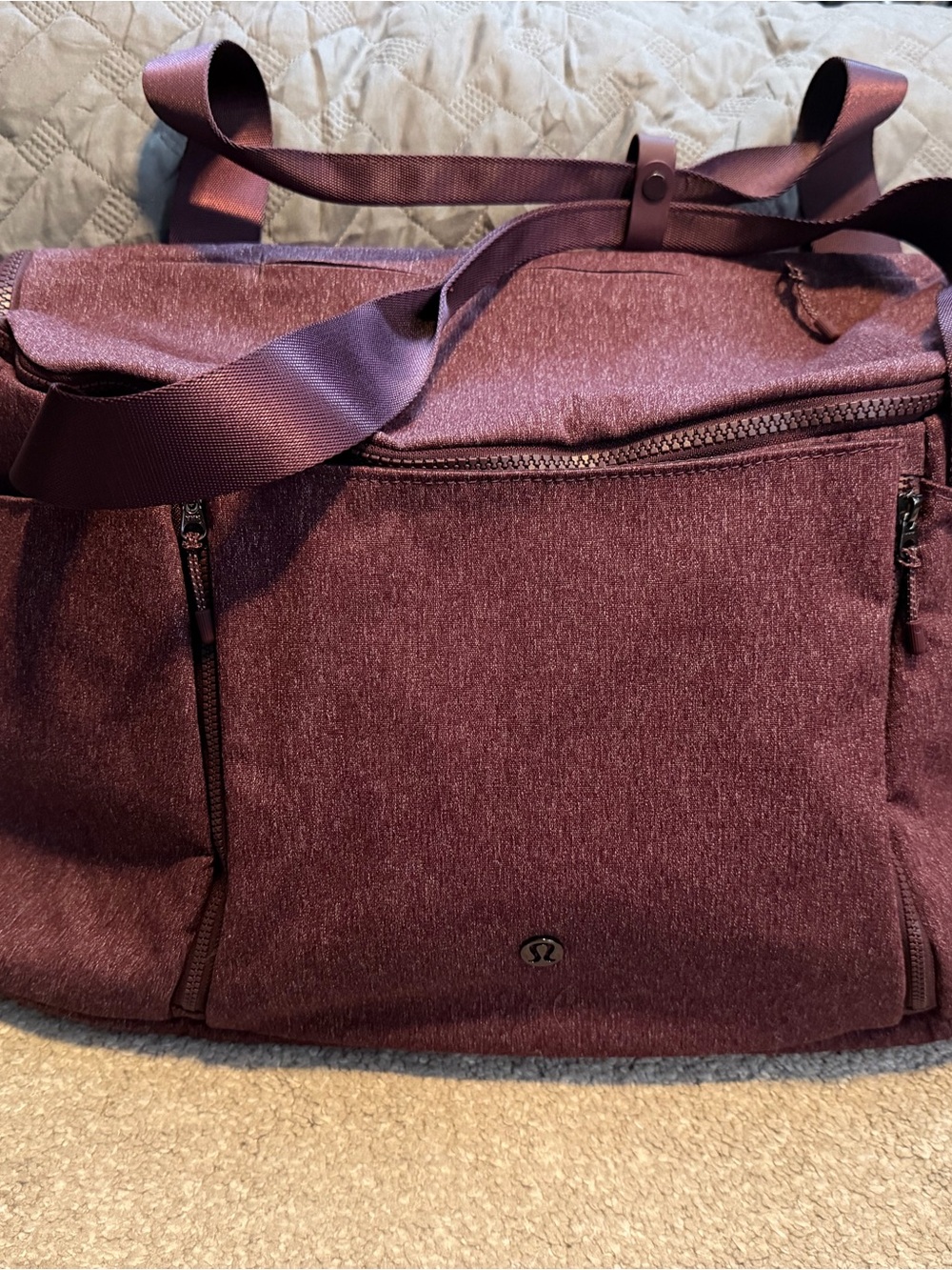 lululemon athletica Women’s Define Duffel Bag - Deep Plum